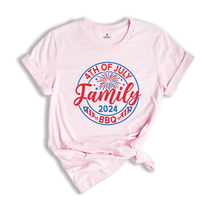 4th Of July Family Shirt, Happy 4th 2024 Shirt, Freedom Tee, Fourth of July Shirt, Independence Day T-shirt, Patriotic Family Gift