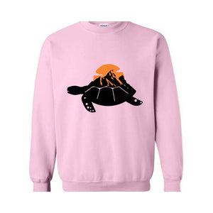 Cute Turtle Sweatshirt, Tortoise Lover Tee, Animal Lover Gift, Beach Outfit,Funny Animal Tees