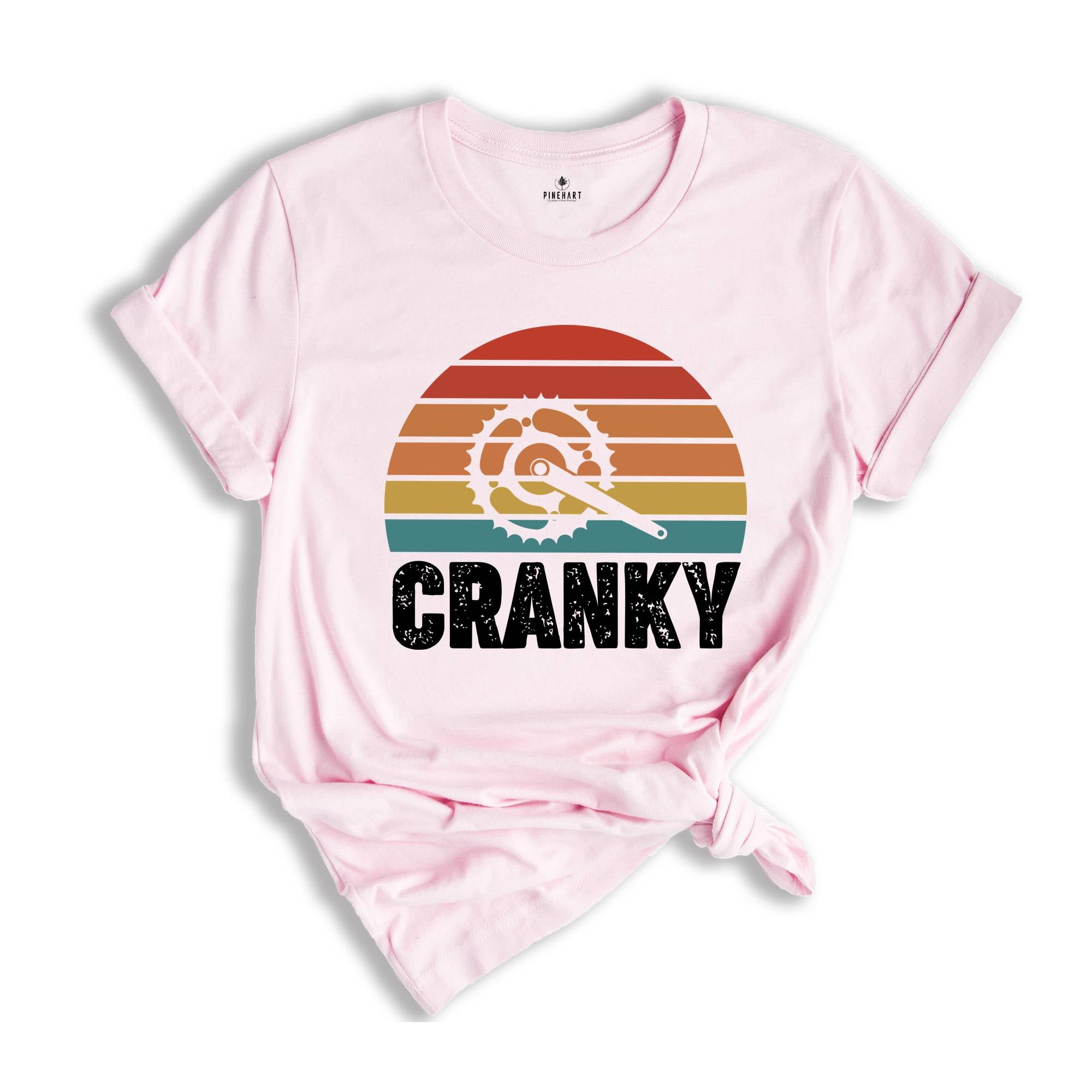 Cranky Shirt, Funny Biker Shirt, Biking Shirt, Retro Biker Tee, Gift for Biker, Humorous Cycling Tee, Outdoor Biking Tee, Funny Bicycle Tee