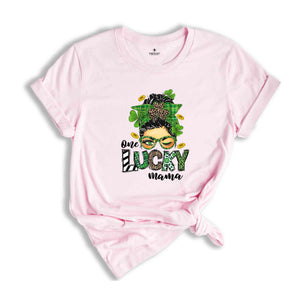 One Lucky Mama, Saint Patrick's Day Mama Shirt, Lucky Mom Shirt, St. Patrick's Day T-Shirt, Feeling Lucky T-Shirt