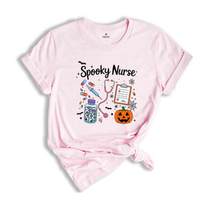 Spooky Nurse Shirt, Halloween Nurse Shirt, Funny Nurse Shirt, Halloween Shirt, Nurse Gift, Nursing Halloween Tee