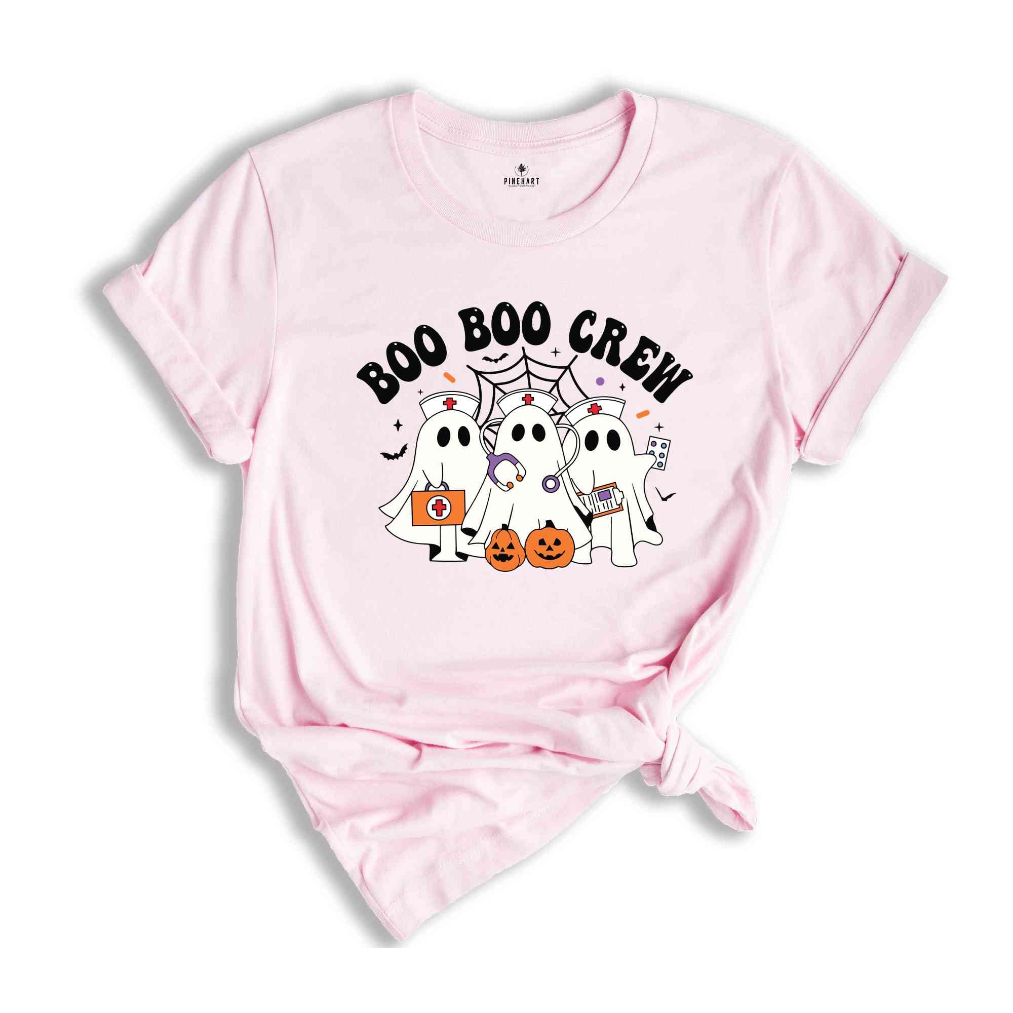 Boo Boo Crew Halloween Nurse T-Shirt, Halloween Nurse Shirt, Halloween Gifts For Nurses, Spooky Season Tee