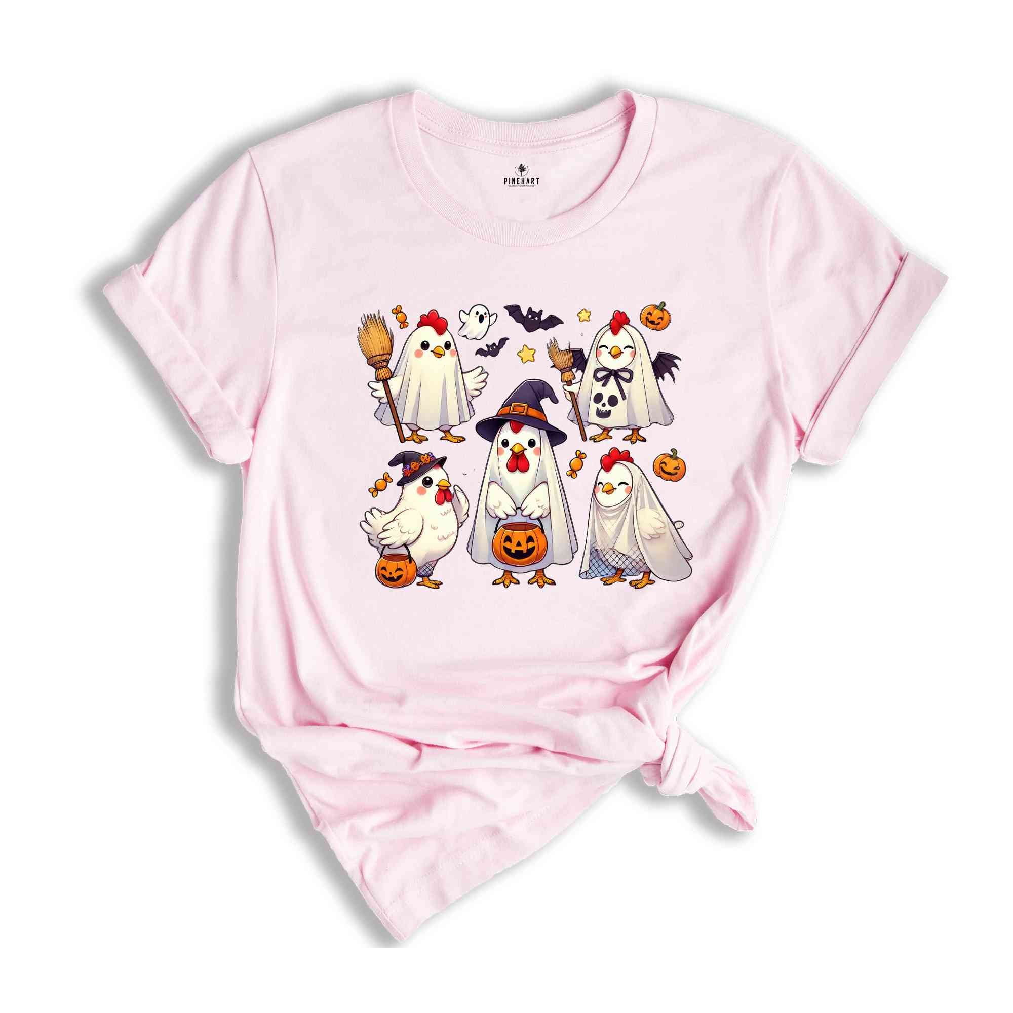 Ghost Chicken Shirt, Halloween Chicken Shirt, Farm Animal Shirt, Halloween Gift, Halloween Shirt, Cute Halloween Shirt, Boo Shirt