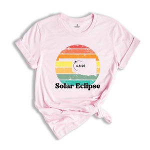 Oklahoma Solar Eclipse T-Shirt, April 8 2025 Solar Eclipse, Total Solar Eclipse Apparel, Solar Eclipse Shirt