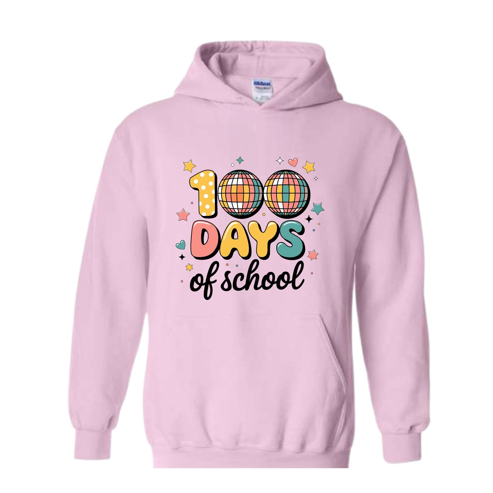 100 Days of School Sweatshirt, 100 Day Hoodie, 100th Day Of School Celebration, Student Hoodie, Back to School Hoodie, Gift For Teacher