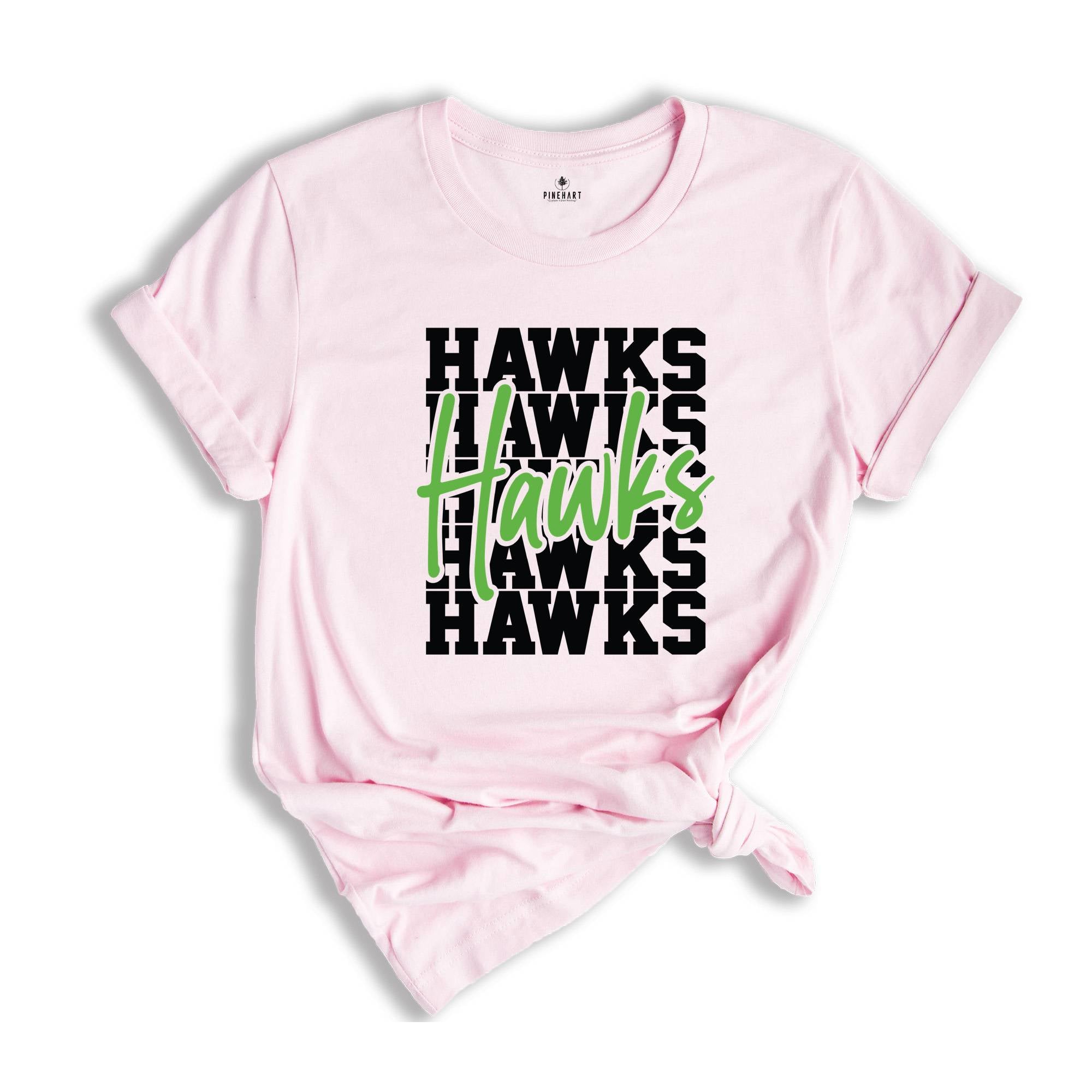 Team Mascot Shirt, Hawks Team Shirt, Hawks Football Shirt, Hawks Fan Shirt, Hawks School Shirt, Hawks School Spirit, Hawks Basketball Tee