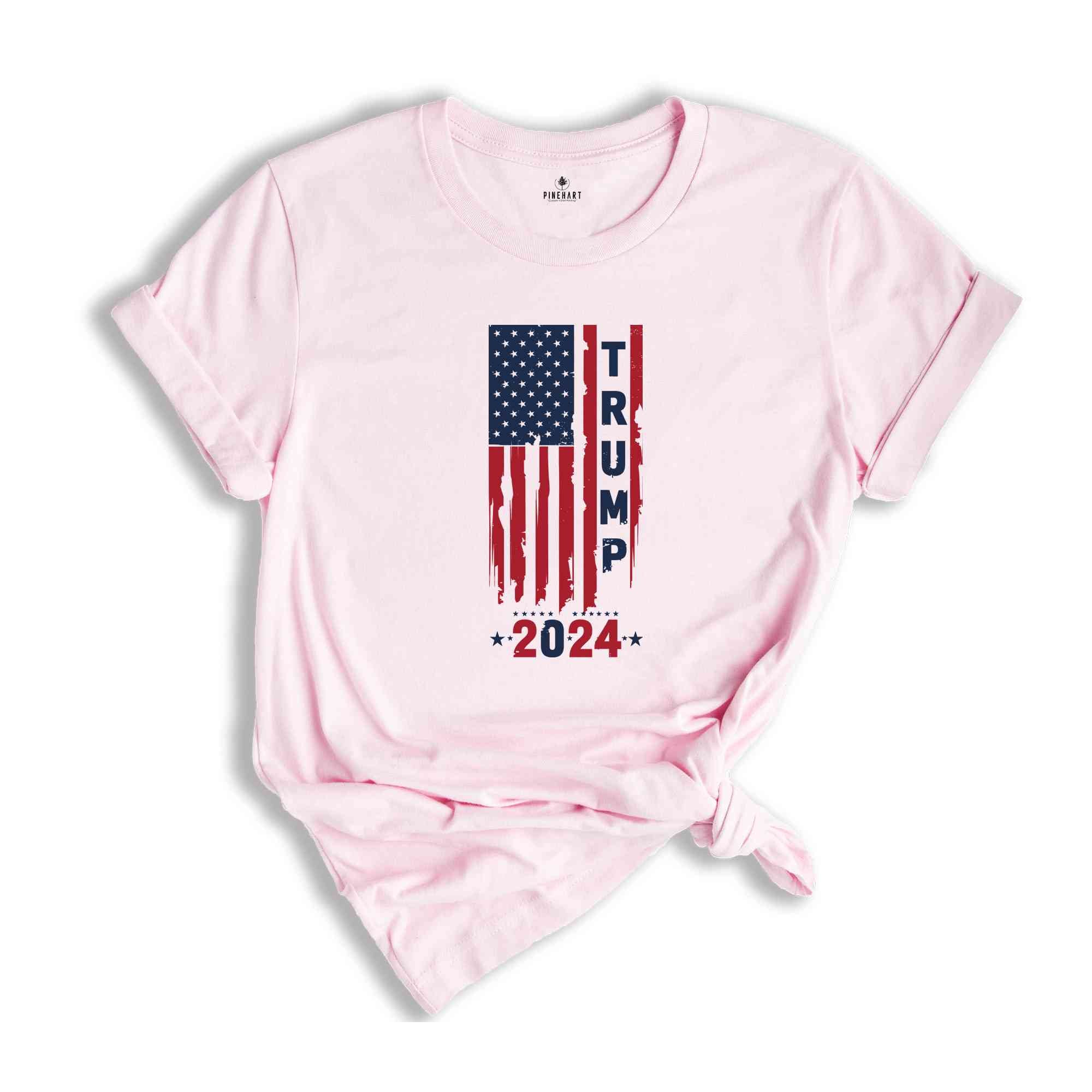 Trump 2024 Flag Shirt, Trump 2024 Shirt, Political Shirt, Republican Shirt, Trump Shirt, Elections Shirt, 2024 Elections Trump Shirt