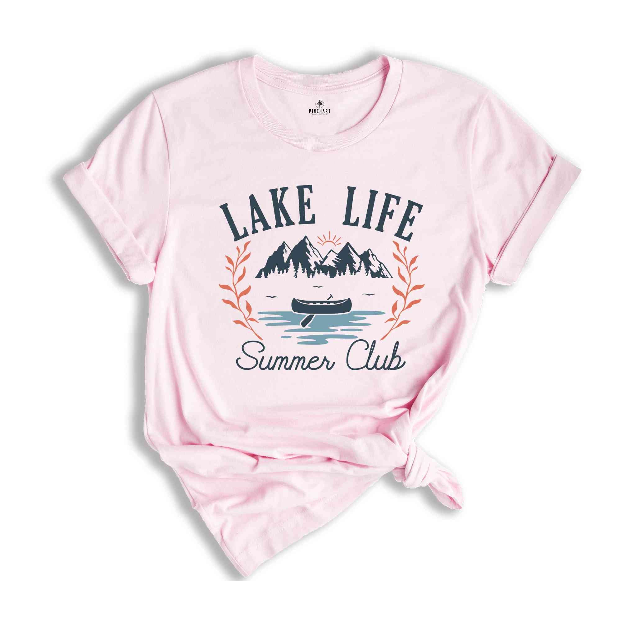 Lake Life Summer Club Shirt, Adventurer Shirt, Camper Shirt, Nature Lover Shirt, Summer Shirt, Lake Day Shirt, Sun Rays, Lake Trip Shirt