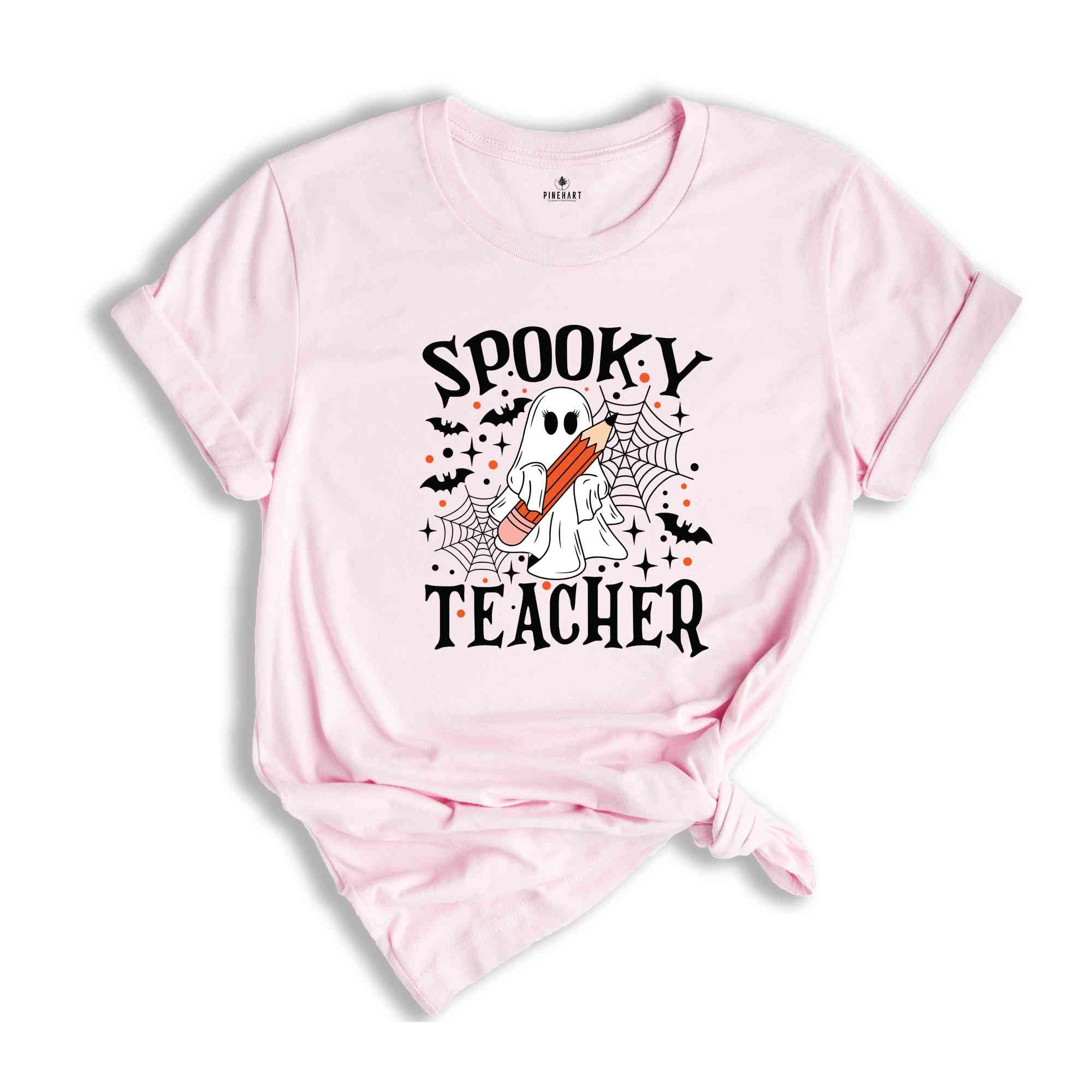 Spooky Teacher T-Shirt, Teacher Halloween Shirt, Teacher Gifts, Funny Teacher Ghost Shirt, Halloween Gifts