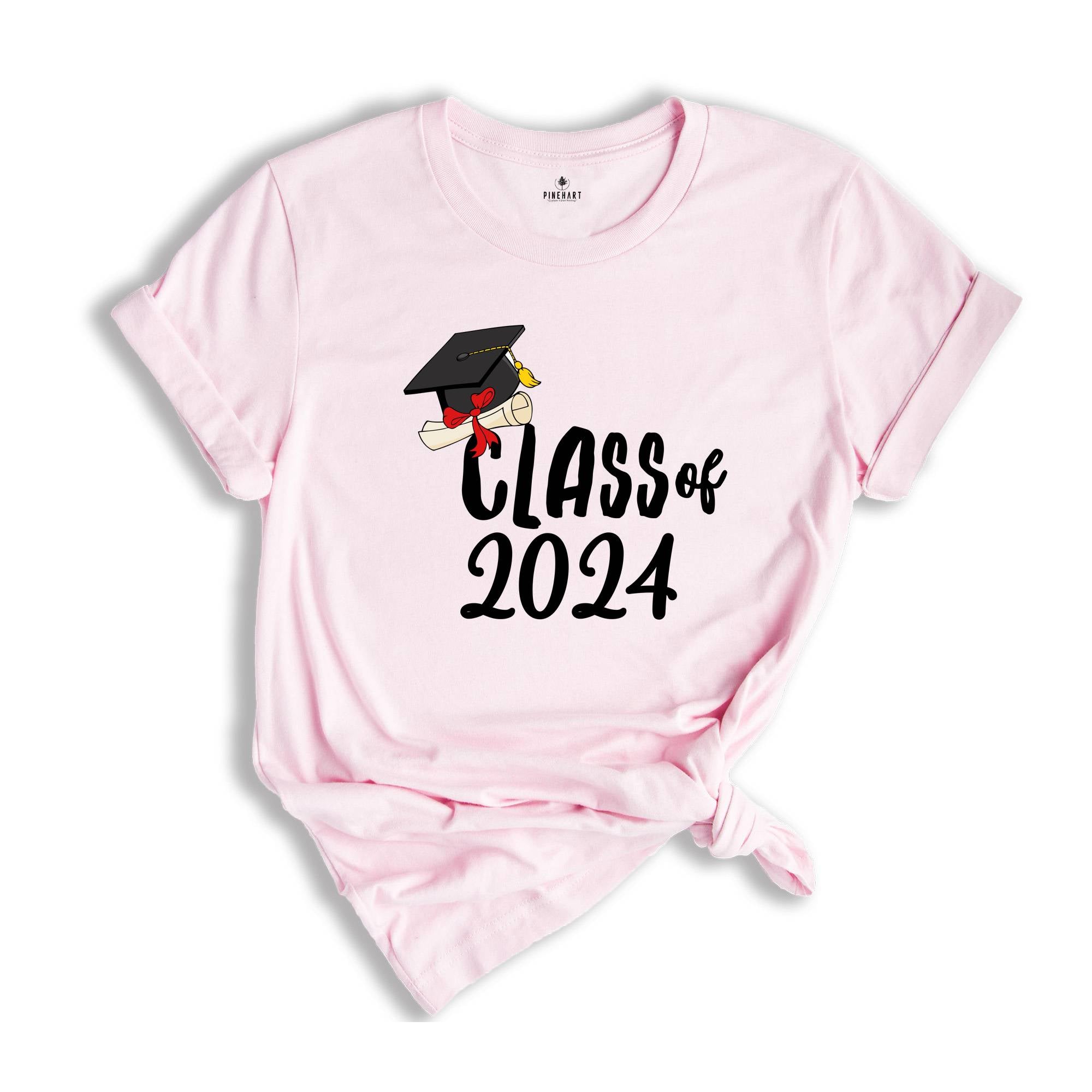 Class of 2024 T-shirt, Graduation 2024 Shirt, Grad Of 2024 Matching Gift, Back To School Shirt, High School Tee