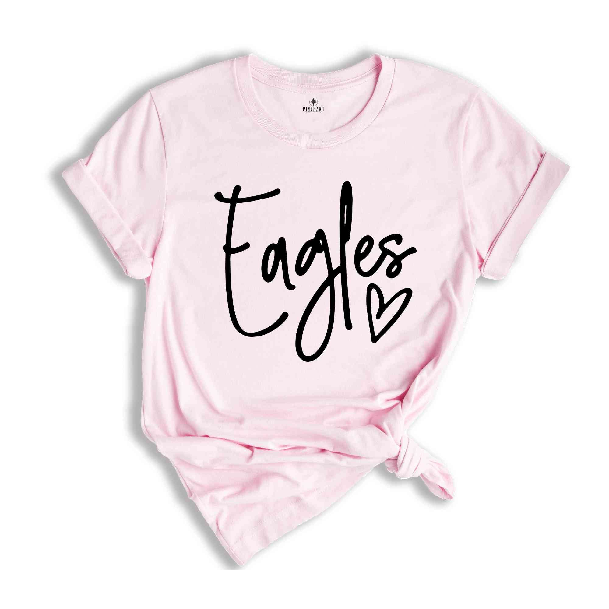 Team Mascot Eagles, Eagles team T-Shirt, Favorite Team Shirt, Team Mascot T-Shirt, School Logo Shirt, Eagles Team Spirit, Panther Pride Tee