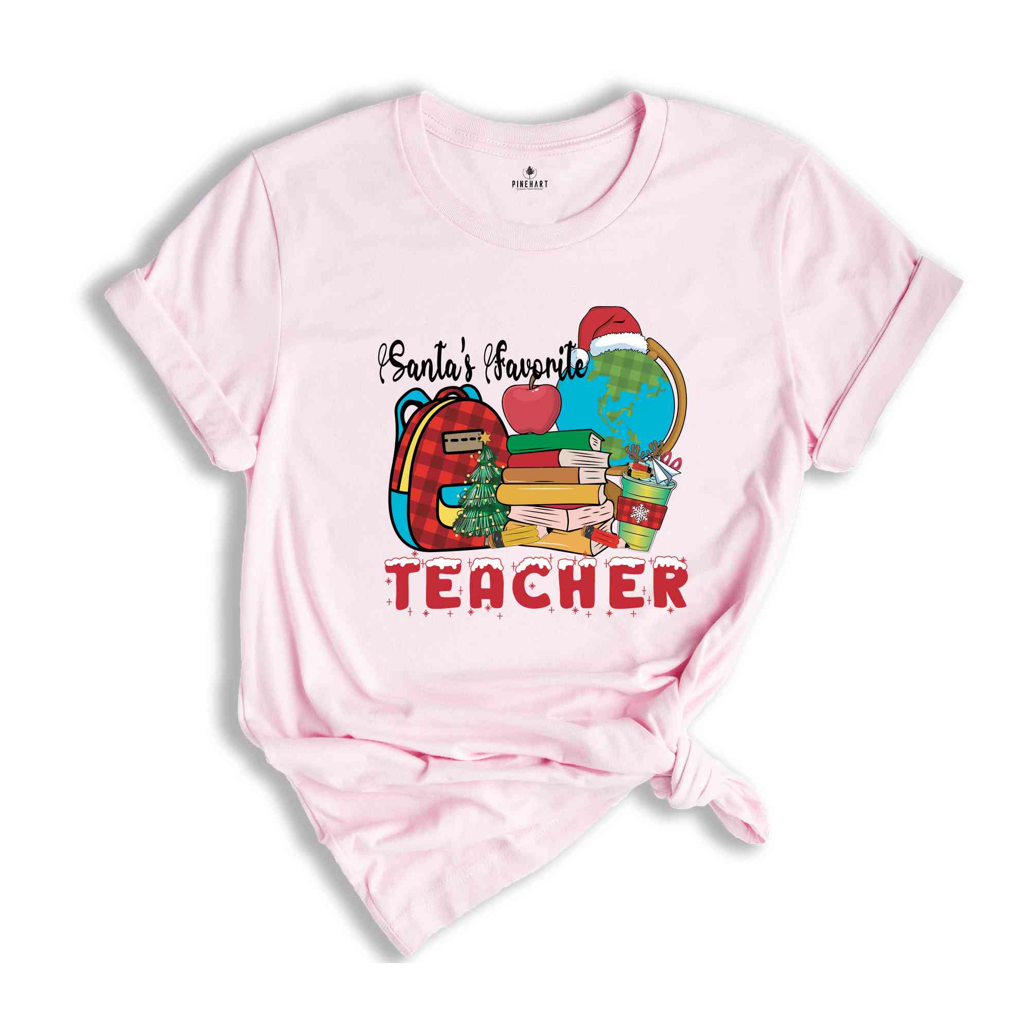 Santa's Favorite Teacher Shirt, Teacher Christmas Shirt, Teacher Christmas Gift, Holiday Shirt, Christmas Shirt, New Year Shirt, Xmas Gift