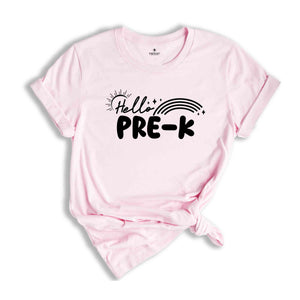 Hello Pre-K Grade Shirt, Back To School Shirt, Cute Back To School Shirt, Tie Dye Shirt, First Day Of School, Pre-K Grade Outfit