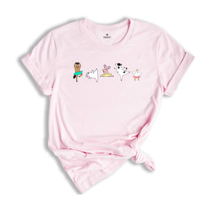 Cute Animal Ballet Shirt, Ballerina Animal Shirt, Cute Ballet Dancer Gift, Baby Ballet Dancer Shirt, Animal Dance Shirt, Ballet Teacher Tee