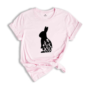 Easter Bunny Shirt, Floral Shirt, Easter Shirt, Cute Easter Shirt, Trendy Shirt, Christian Shirt, Happy Easter Shirt