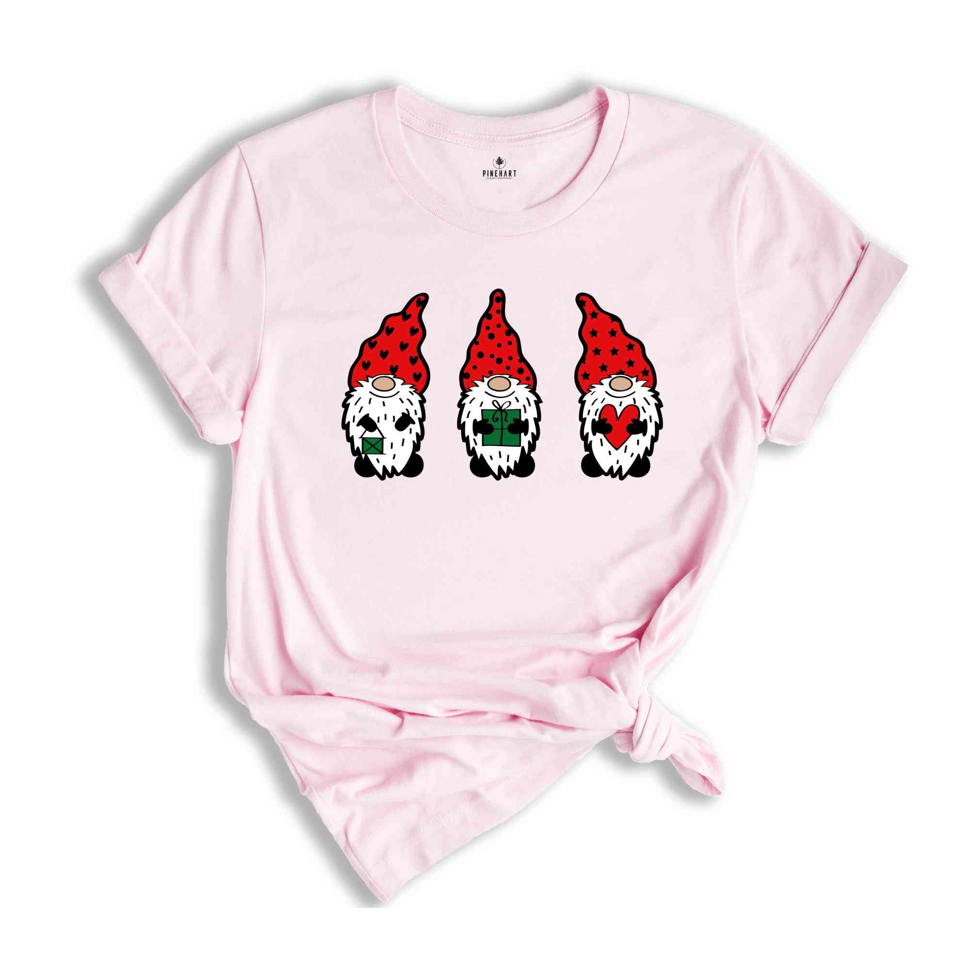 Cute Christmas Gnomes Shirt, Christmas Gift, 2024 Christmas Tee, Gnomes Shirt, Holiday Shirt, Gnomes Family Shirt