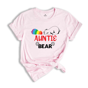 Auntie Bear LGBT Shirt, Support LGBT Shirt, Pride Month Shirt, Queer Shirt, Gay Pride Shirt, Rainbow Shirt, Equality Shirt, Pride Ally Shirt