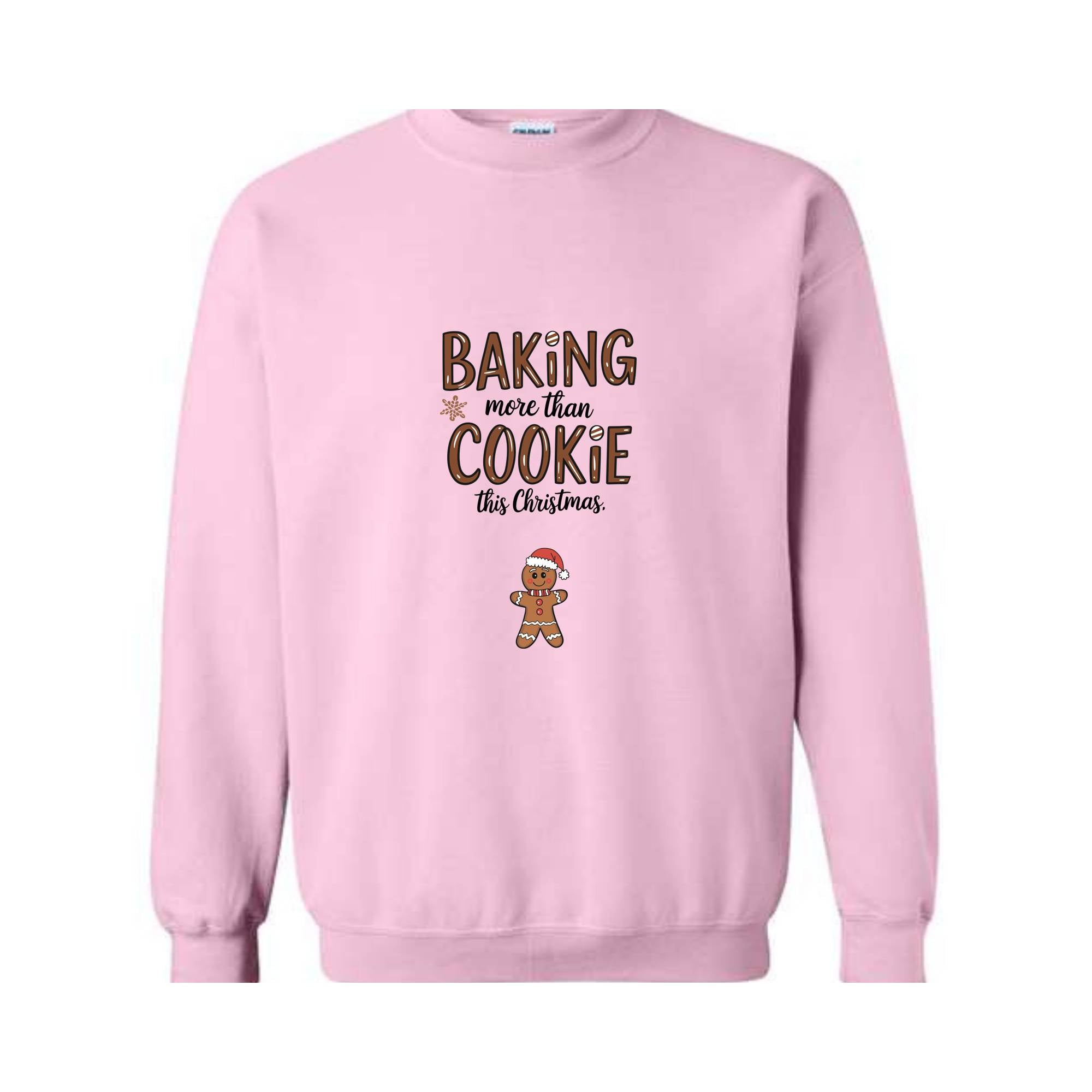 Baking More Than Cookies This Christmas Sweatshirt, Maternity Sweat, Pregnancy Announcement Gift