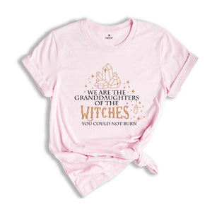 We Are the Granddaughters of the Witches You Could Not Burn Salem Witch Shirt, Moon Phases Shirt, Witchy T-Shirt, Salem Tee