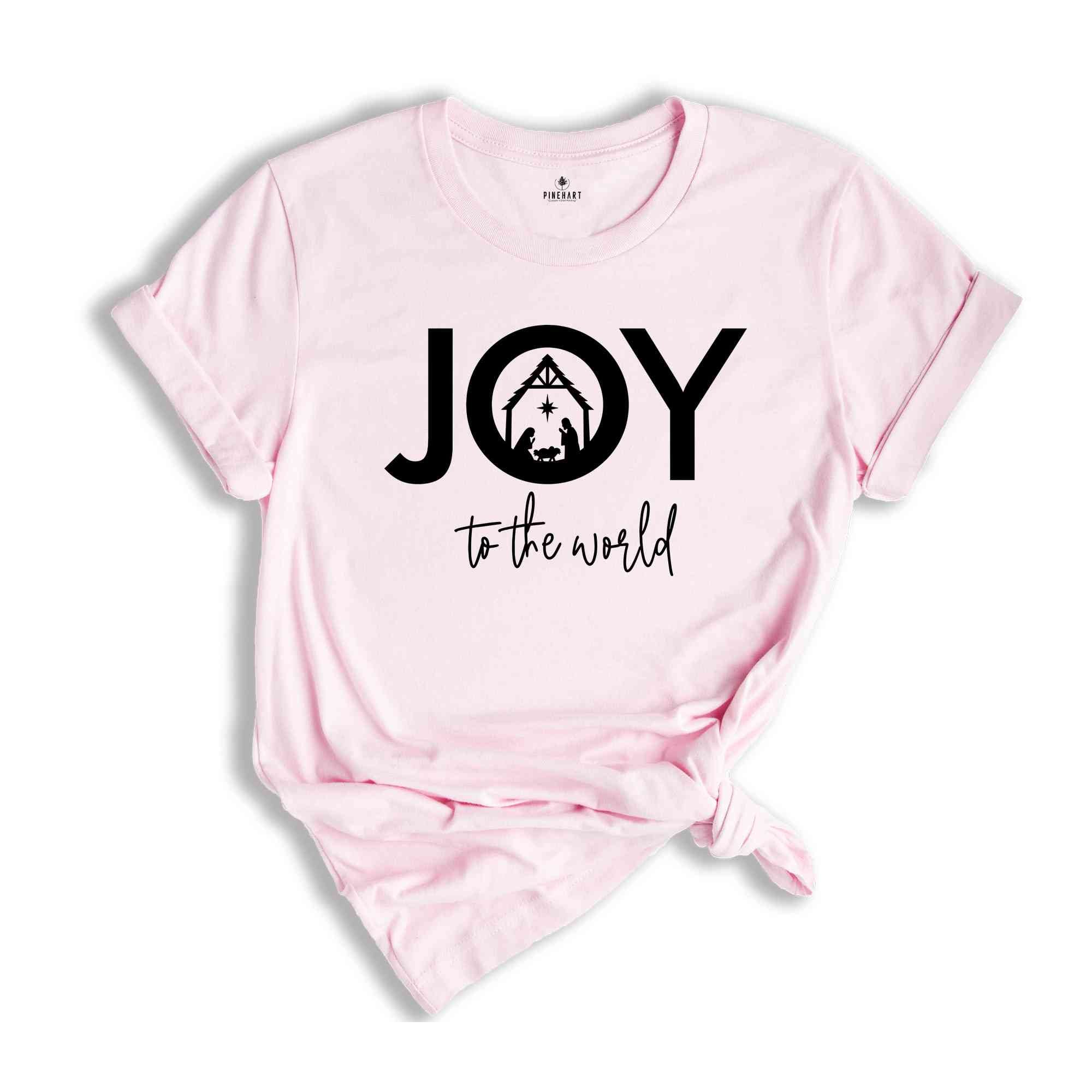 Nativity Shirt, Joy To The World Shirt, Christmas Shirt, Jesus Christmas Shirt, Religious Shirt, Christian Christmas, Joy Shirt