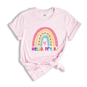 Back To School Shirt, Hello Pre-K Shirt, Pre-K Shirt, Hello Preschool, Pre-K Teacher Shirt, Preschool Shirt, Cute Pre-K Shirt