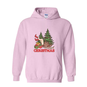 Cowgirl Christmas Tree Sweatshirt, Christmas Western Sweatshirt, Country Christmas Sweater, Western Santa Sweatshirt