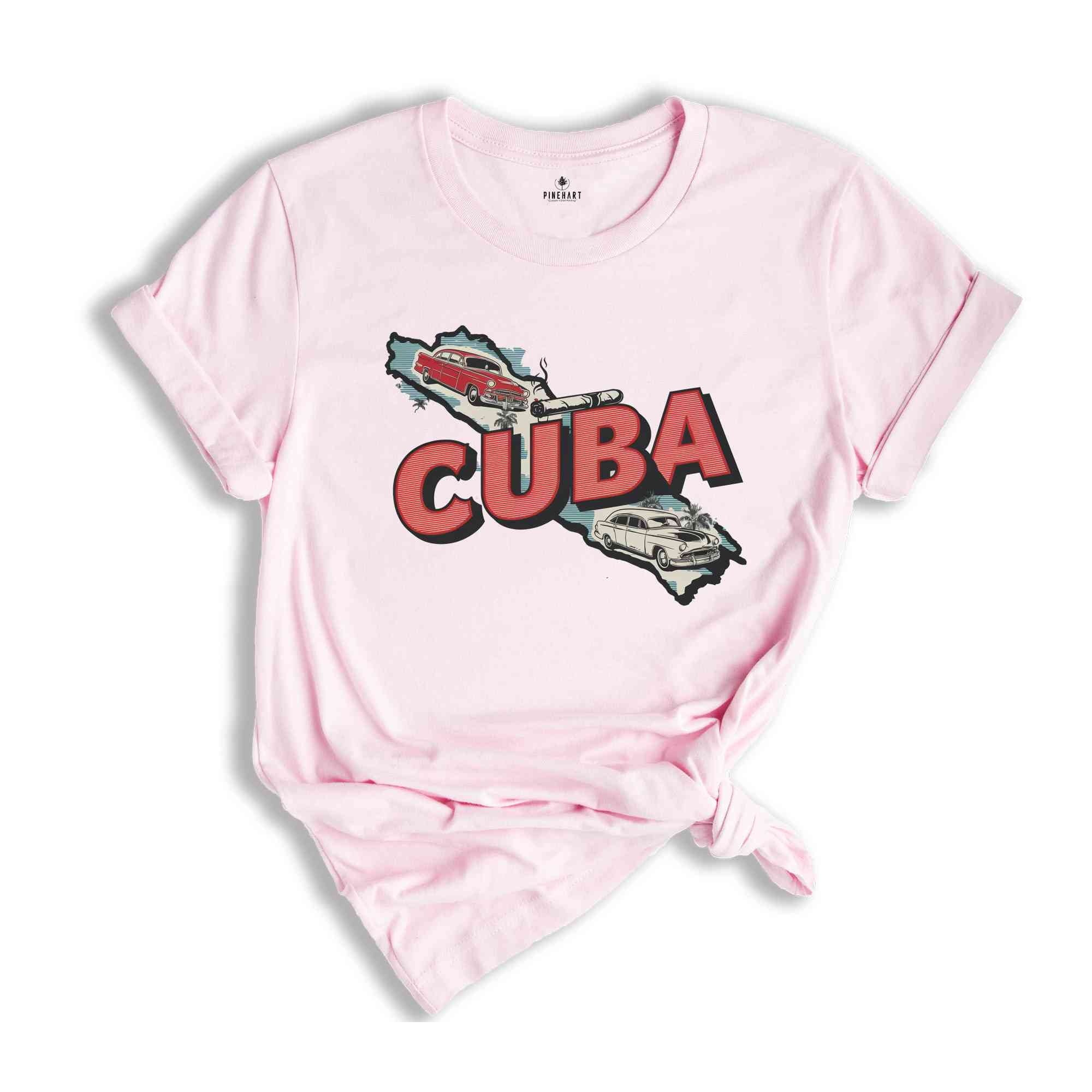 Retro Cuba Shirt, Cuba Travel Shirt, Country Travel Shirt, Shirt For Traveler, Travel Lover Gift, Travel Tee, Trip Shirt