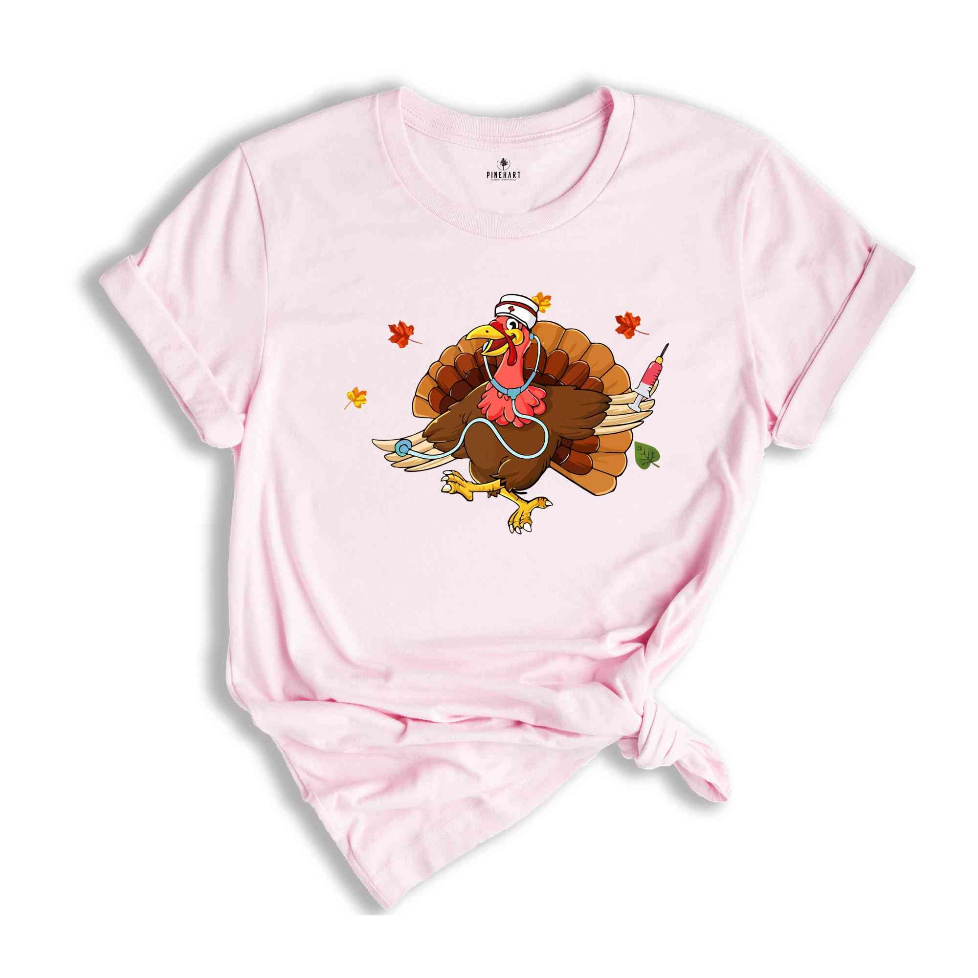 Turkey Nurse Shirt, Thanksgiving Shirt, Vintage Halloween Shirt, Gift For Nurse Shirt, Cute Nurse Shirt