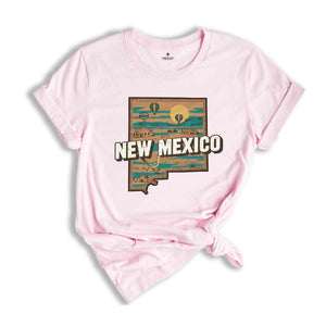 Retro State Of New Mexico Shirt, State Of New Mexico Tee, State Tee, New Mexico Shirt, New Mexico Lover Shirt, Family Trip Shirt, Travel Tee