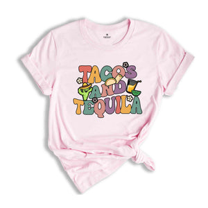 Tacos And Tequila Shirt, Tequila Shirt, Drinking Shirt, Mexican Party Shirt, Hispanic Party Shirt, Fiesta Squad Shirt, Mexico Trip Shirt