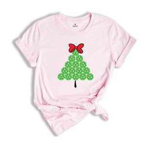 Pickleball Pickle Ball Christmas Tree Shirt, Pickleball Christmas T-Shirt, Pickleball Christmas Gift For Shirt