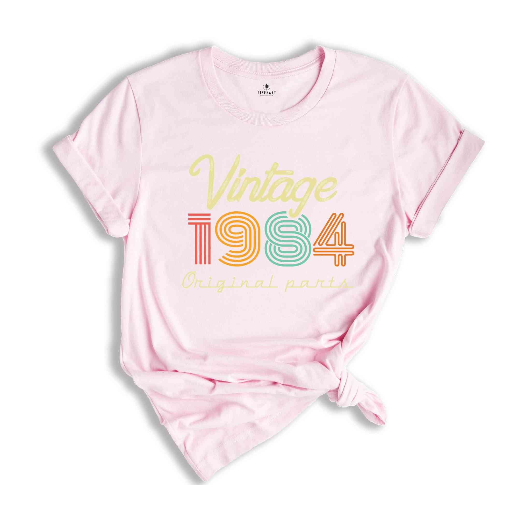 40th Birthday Shirt, Vintage 1984 Shirt, 40th Birthday Gift Women, 40 Years Birthday Shirt, 1984 Birthday Shirt, Retro 40th Birthday Tee