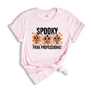 One Spooky Para Professional Halloween Shirt, Halloween Paraprofessional Shirt, Spooky Para Shirt, Ghost Paraprofessional Shirt, Pumpkin Tee