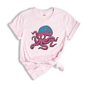 octopus shirt, Sea Creature T-shirt, Ocean Lover Shirt, Sea Animal Lover Shirt Gift, Marine Life shirt