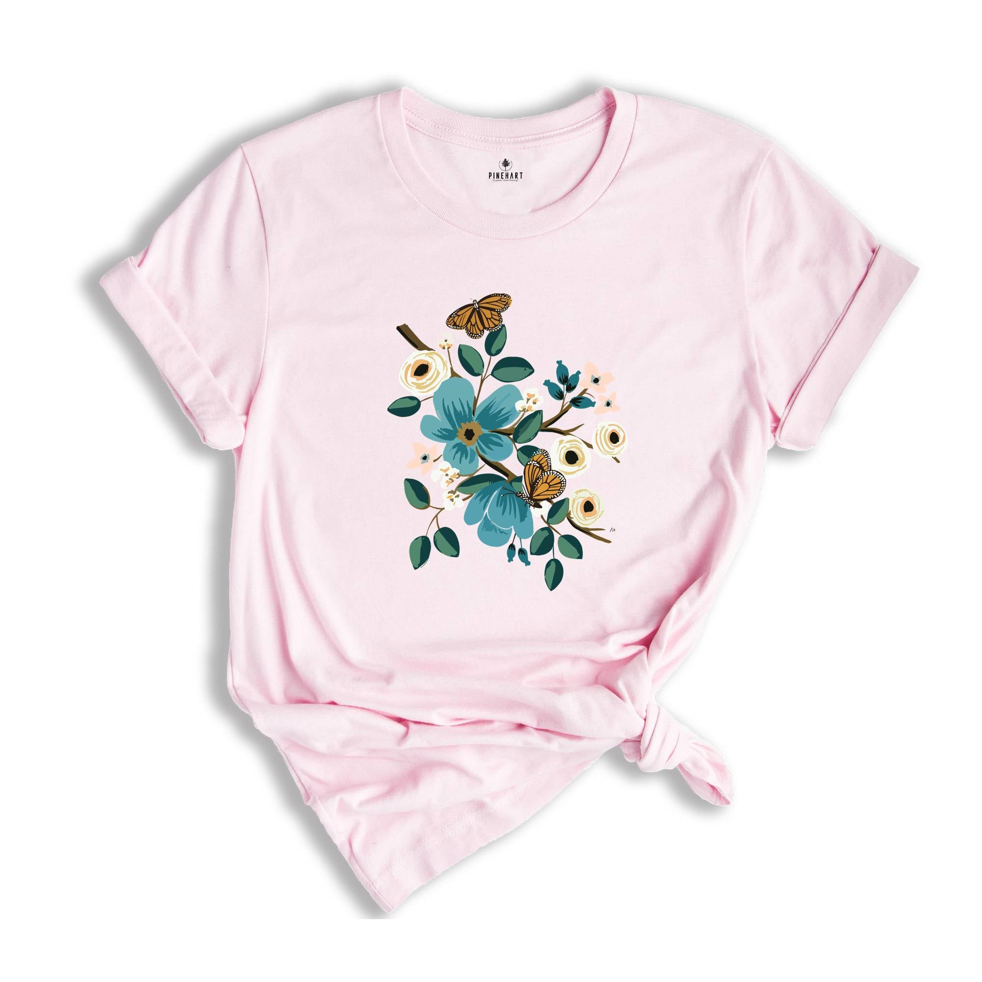 Wildflower Tshirt, Wild Flowers Shirt, Floral Tshirt, Flower Shirt, Gift for Women, Plant Ladies Shirt