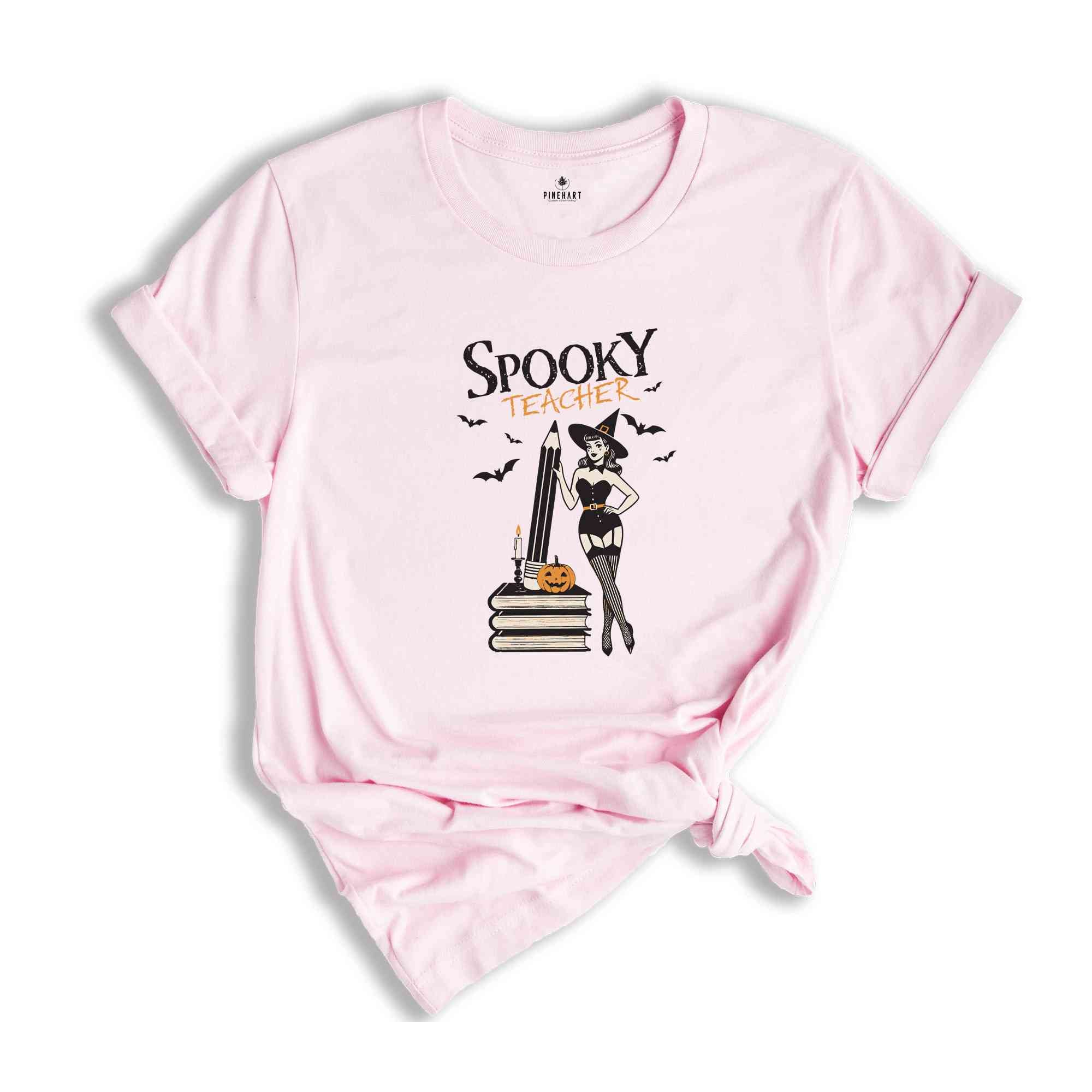 Spooky Teacher Shirt, Retro Halloween Shirt, Halloween Shirts, Spooky Shirt, Spooky Season Shirt, Witch Shirt