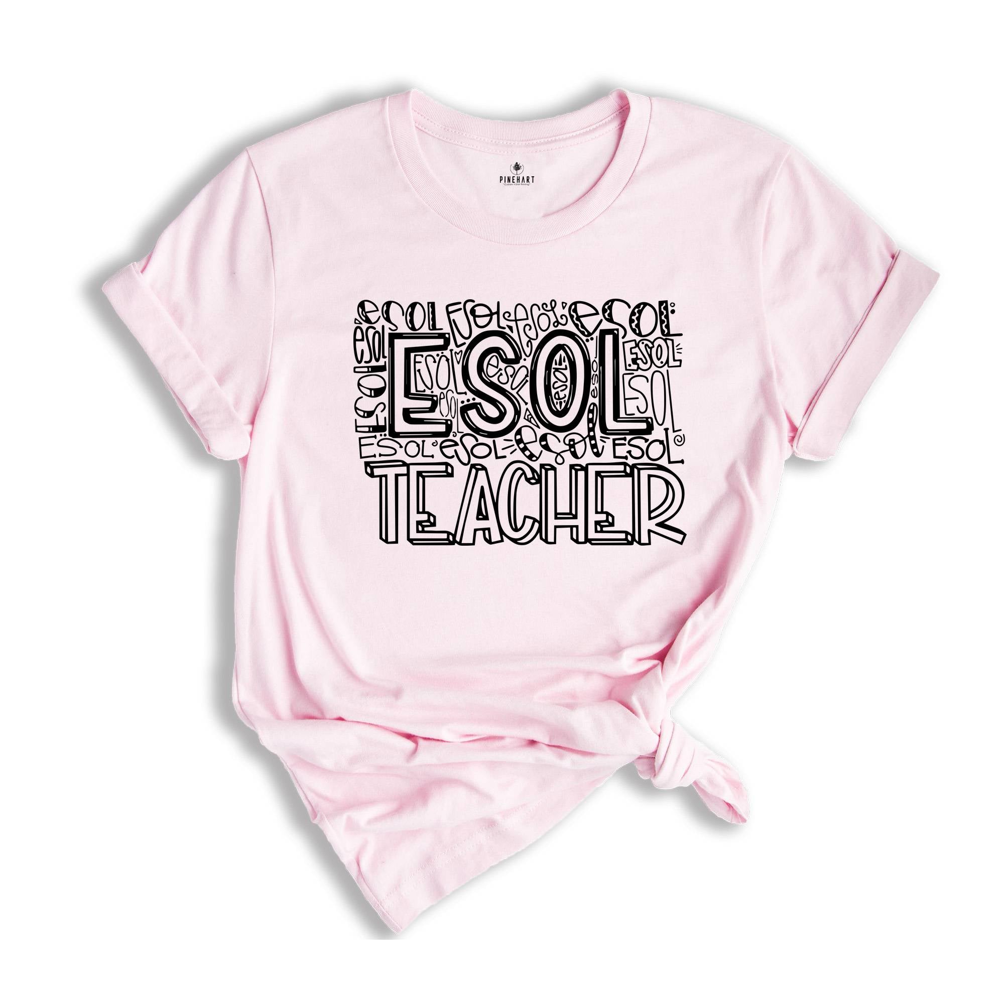 Esol Teacher T-Shirt, Second Language Tee, English Teacher Gift, English Language Teacher, ESL Teacher Shirt, ESL Squad