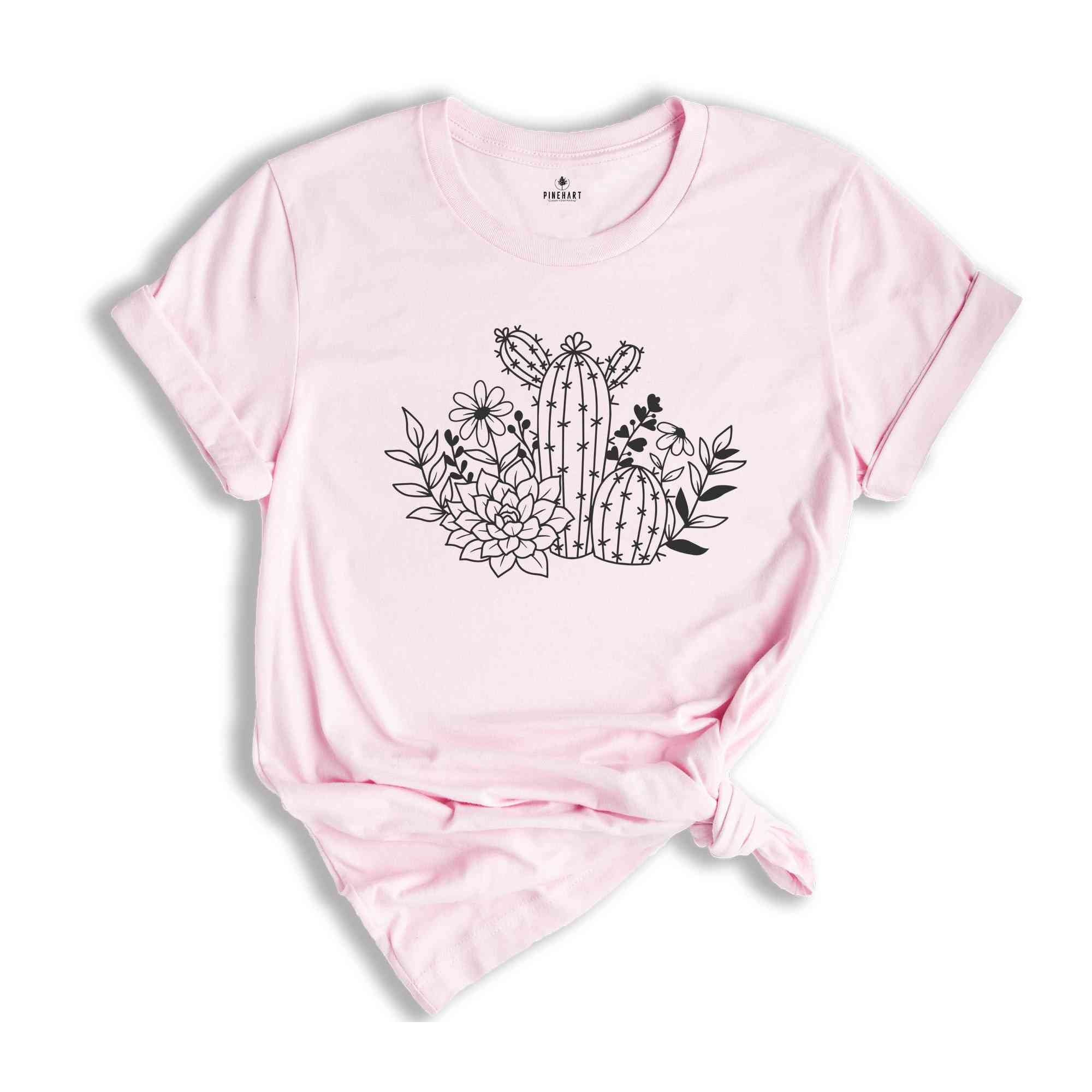 Cactus Shirt, Plant Mom Shirts, Plant Lover Shirt, Cactus Lover Gift, Cactus T-shirt Women, Crazy Plant Lady, Gardening Shirt