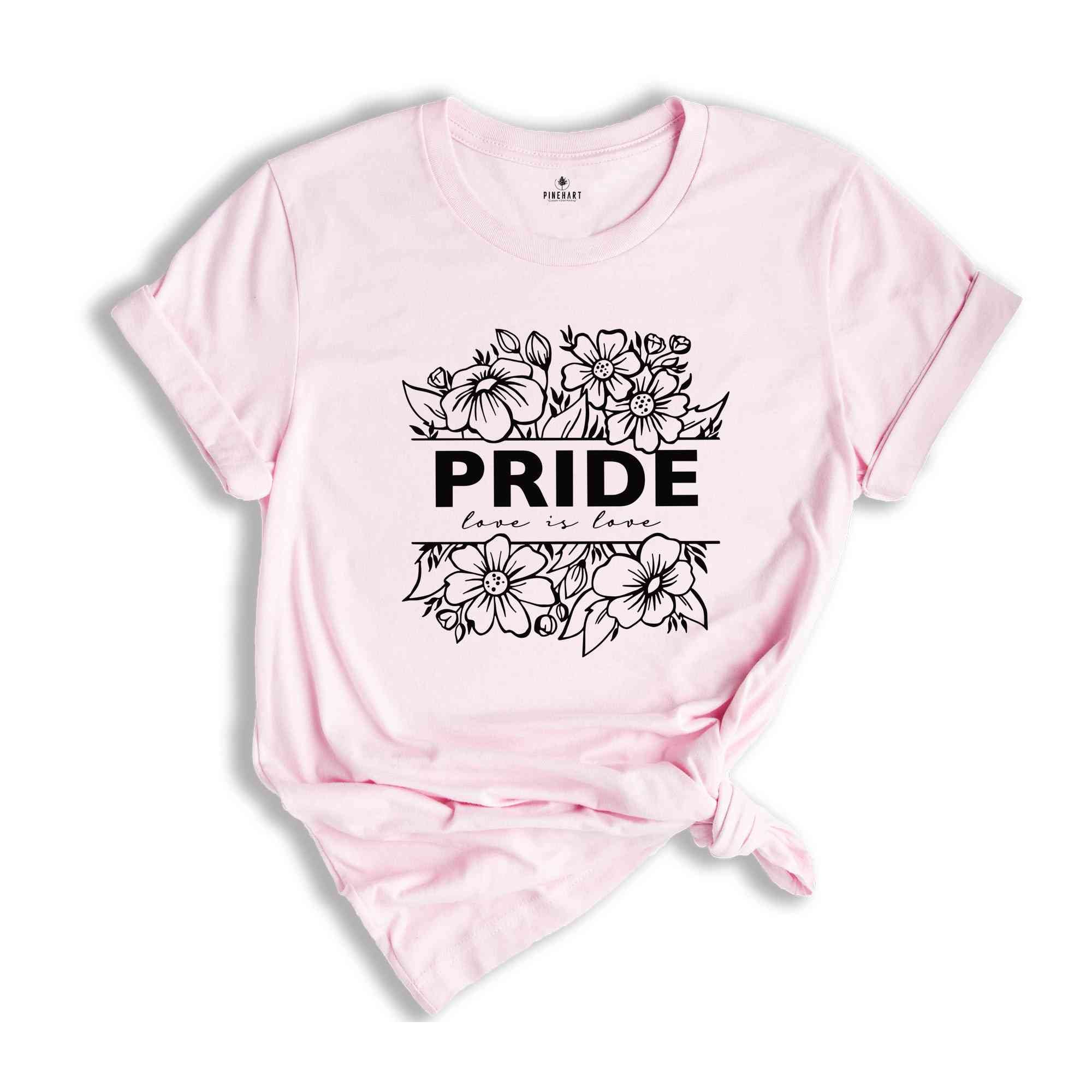 Pride Love is Love Shirt, Pride Month Shirt, LGBTQ+ Shirt, Hurts No One Tee, Pride Gift, Equality Tshirt, Rainbow tee