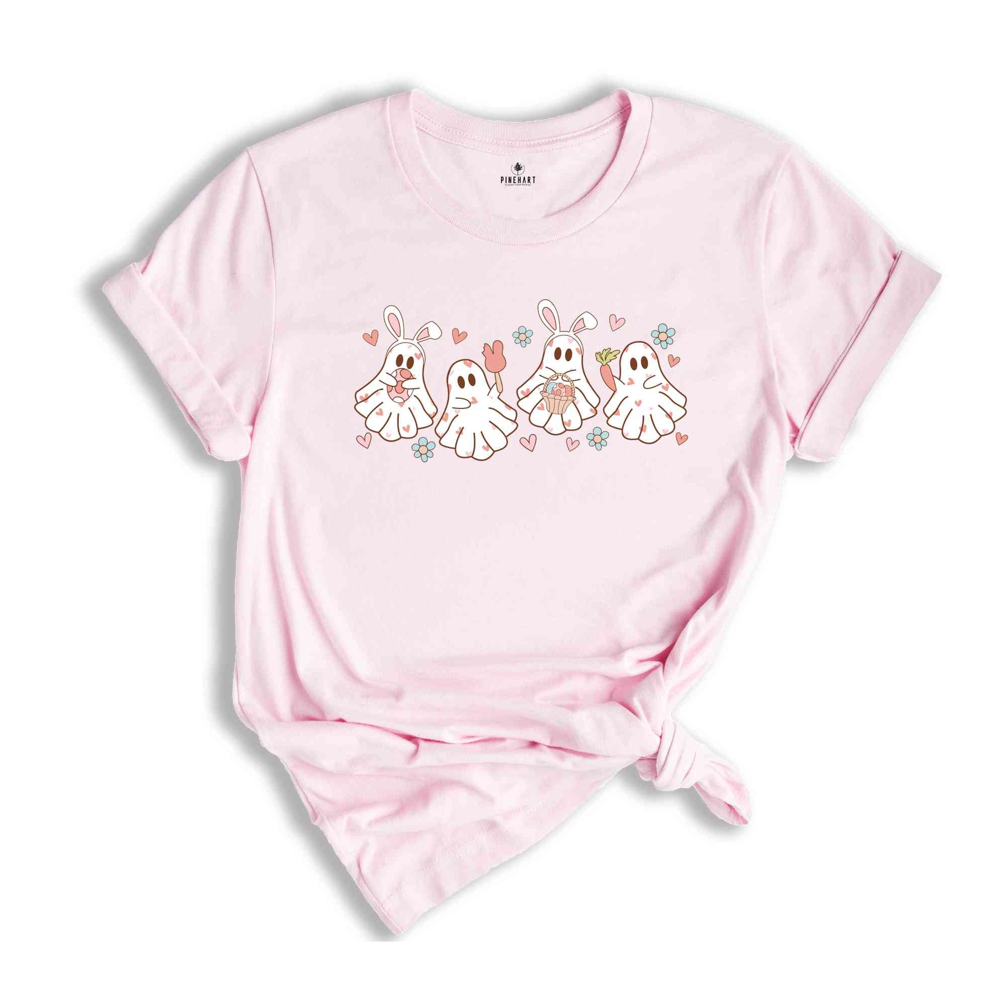 Cute Easter Ghost Shirt, Happy Easter Day, Ghost Shirt, Easter Family Shirt, Easter Bunny Shirt, Funny Easter Shirt, Rabbit Lover Shirt