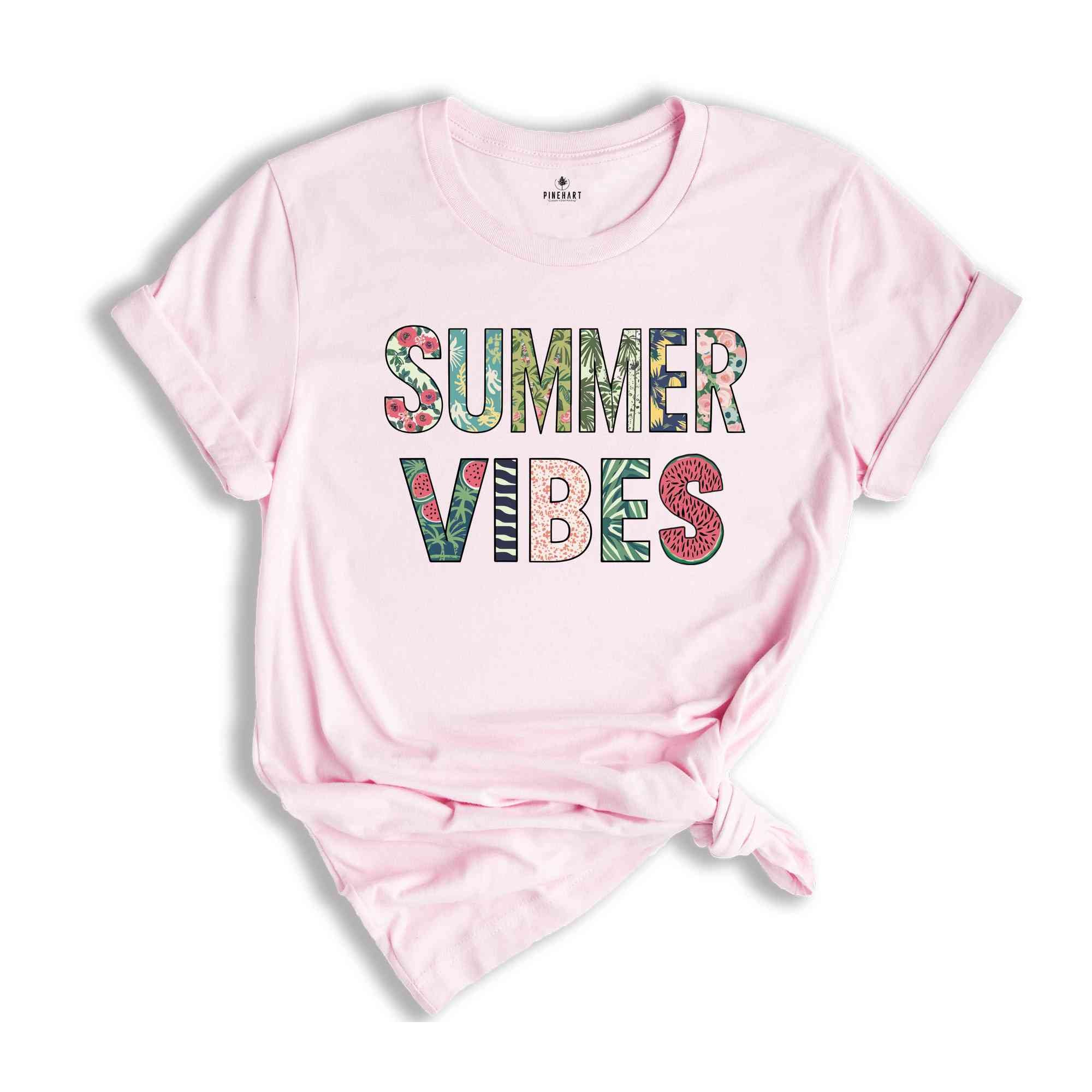 Summer Vibes Shirts, Beach Shirts, Beach shirts, Summer Shirt, Birthday Gift, Girls Trip Shirt, Shirt for Mom, Shirt for Mother