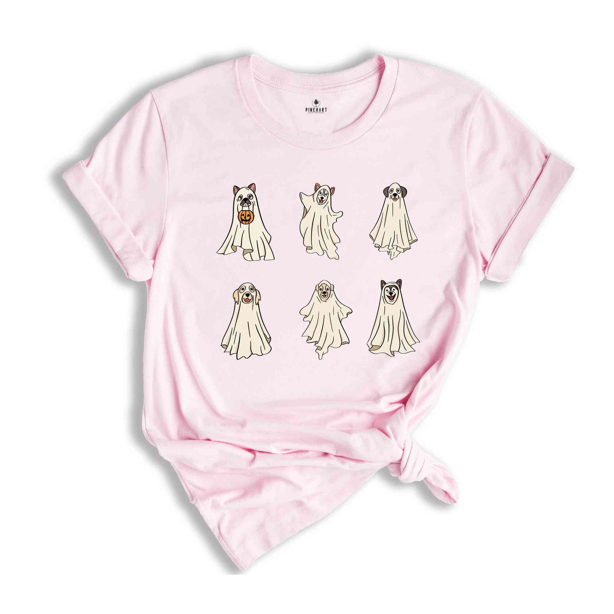 Halloween Ghost Dog Shirt, Halloween Cute Dogs Shirt, Ghost Dog Tee, Spooky Dogs Shirt, Pumpkin Fall Dogs Shirt, Halloween Dog Shirt