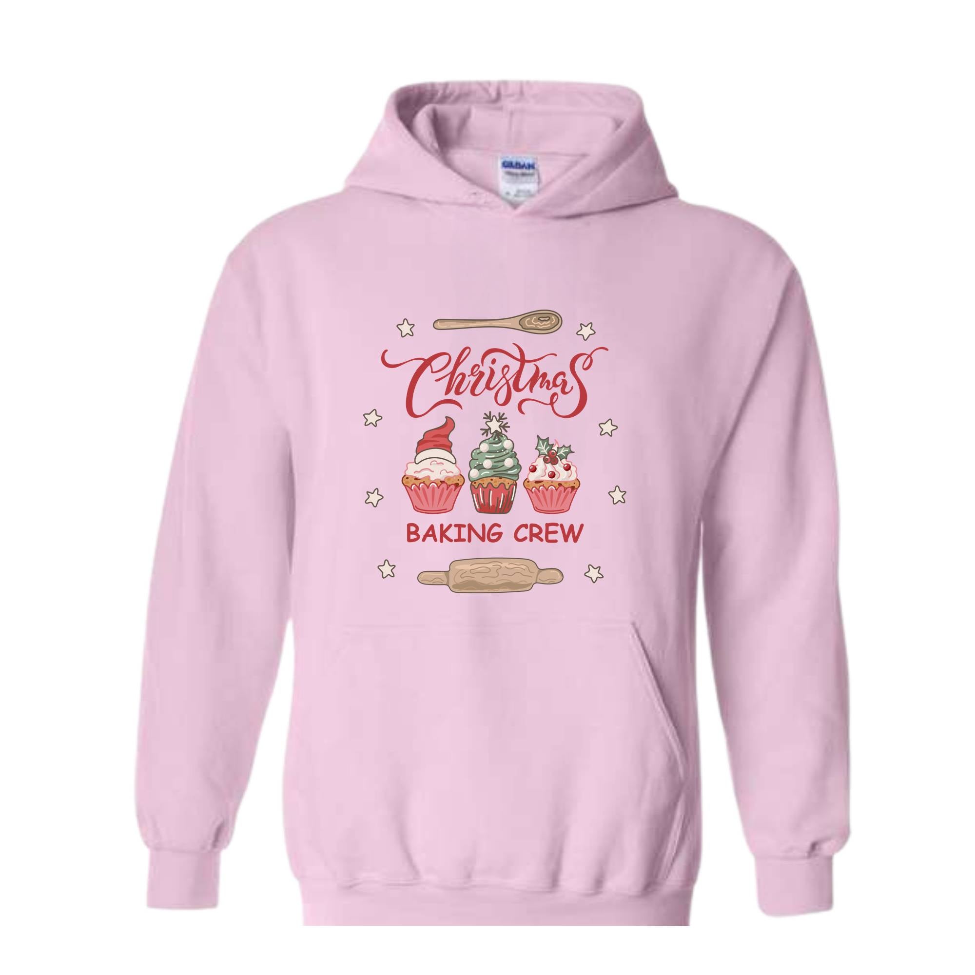 Christmas Baking Crew Hoodie, Cookie Lover Sweater, Christmas Baking Hoodie, Holiday Baking Hoodie