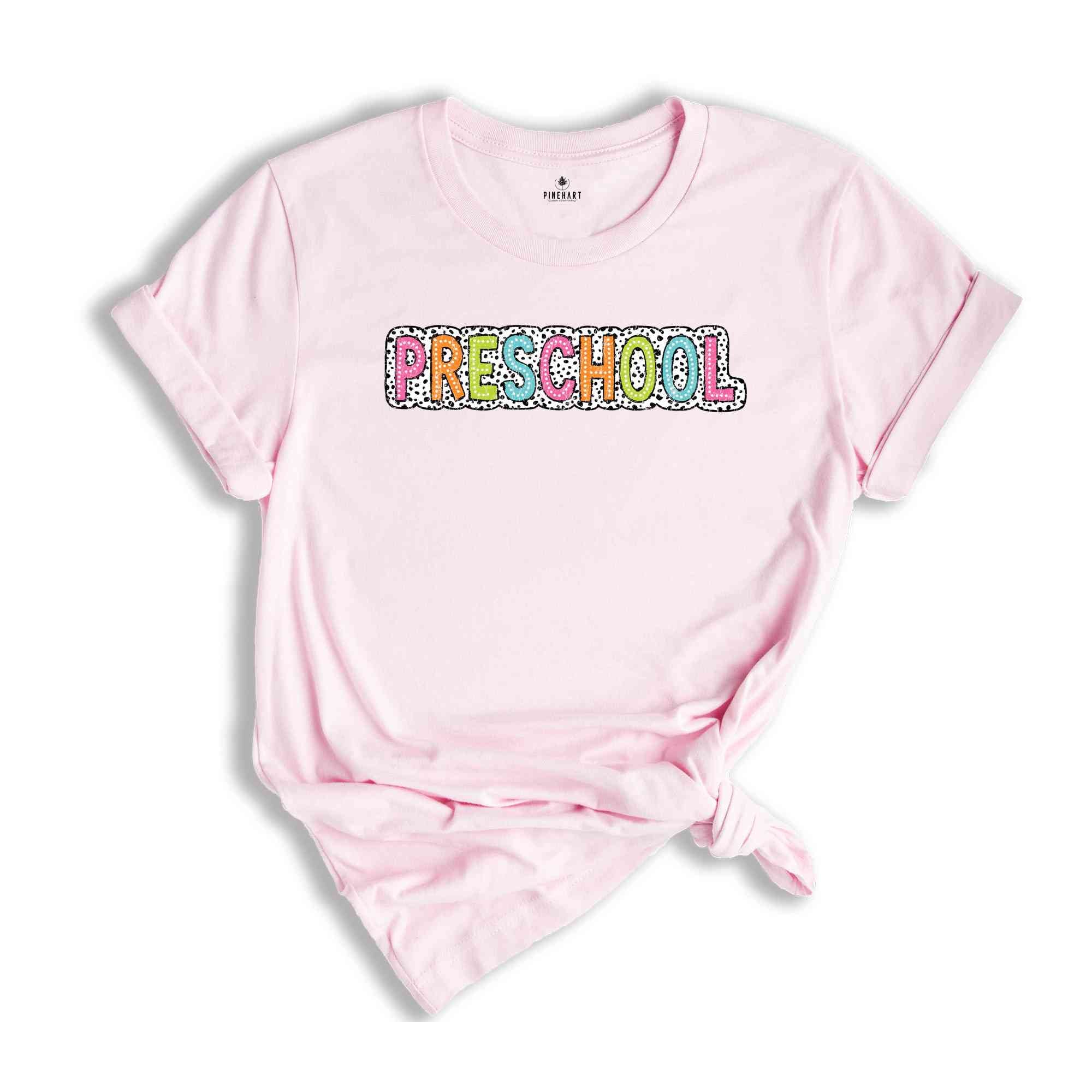 Preschool Shirt, Preschool Teacher Shirt, Back to School Shirt, School Shirt, First Day Of School, Preschool Outfit, Rainbow Preschool Shirt