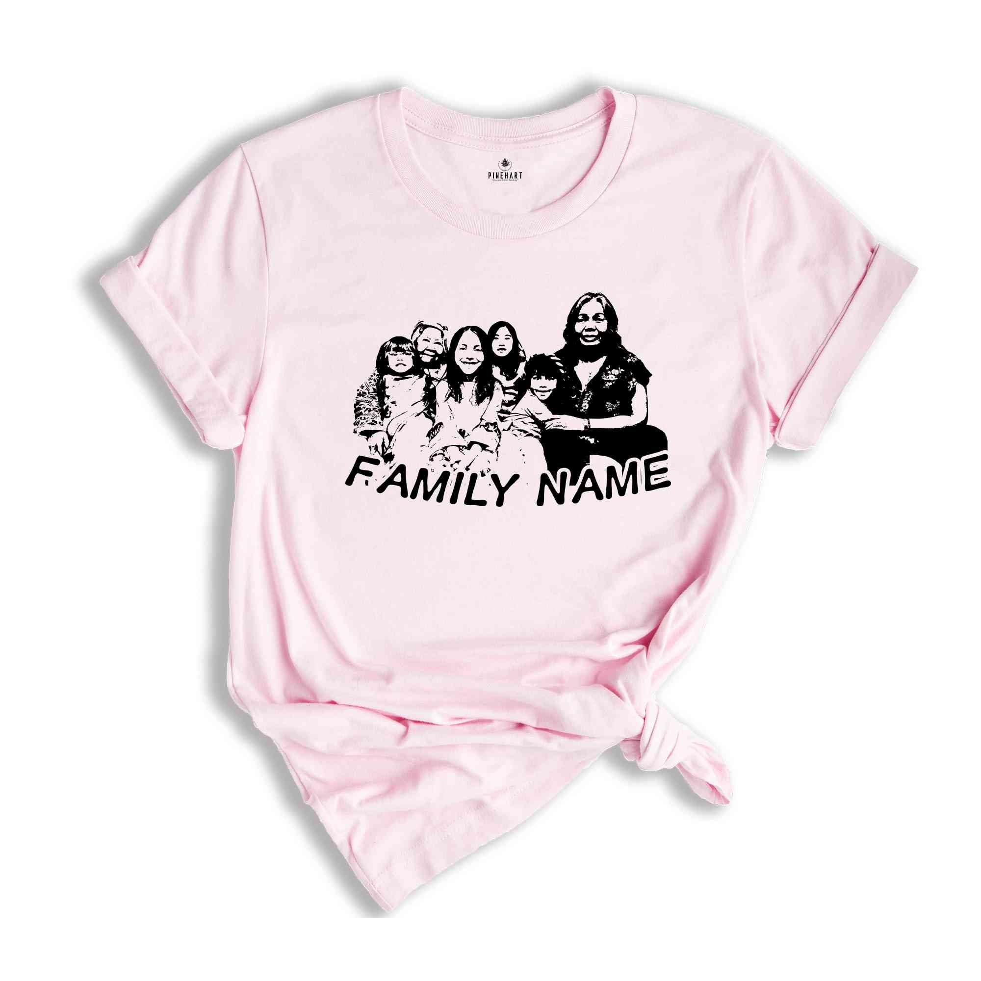 Custom Vintage Family Shirt, Custom Family Photo Shirt, Custom Family Shirts, Family Vacation Shirts, Retro Family Shirt