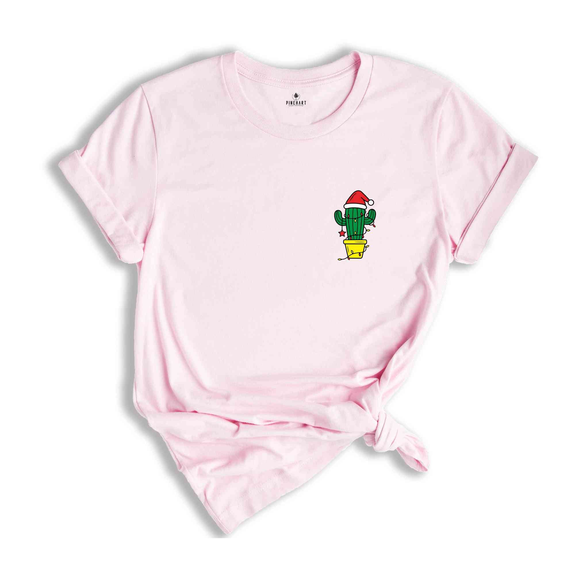 Cute Christmas Cactus Shirt, Funny Christmas Lights Tee, Cactus Christmas Tree Shirt, Christmas Gifts, Christmas Crew Shirt