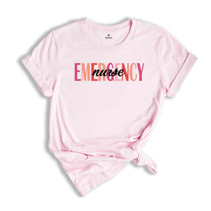 Emergency Nurse Shirt for ER Nurse,Emergency Nurse Tee, Gift for ED RN,Grad Gift Nursing T-Shirts ,Tshirt Registered Emergency Nurse