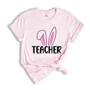 Teacher Shirt, Teacher Easter Shirt, Bunny Ears Shirt, Trendy Peeps Shirt, Bunny Shirt, Cute Teacher Shirt