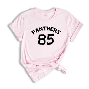 School Spirit Panthers Team Mascot Tee