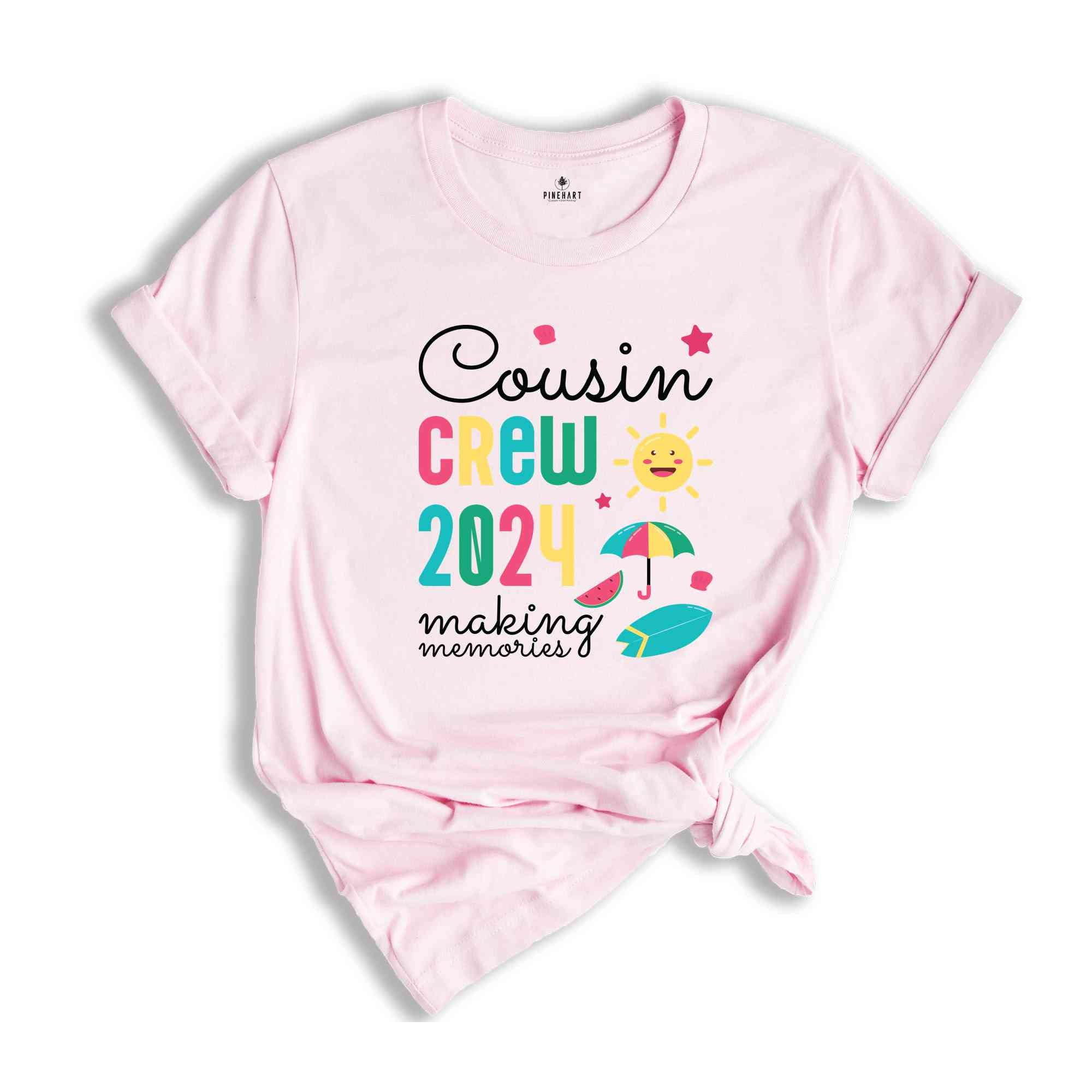 Cousin Crew 2024 Making Memories Shirt, Summer Vacation Beach Shirt, Family Matching Shirt, 2024 Cousin Crew Shirt, Family Vacation Shirt